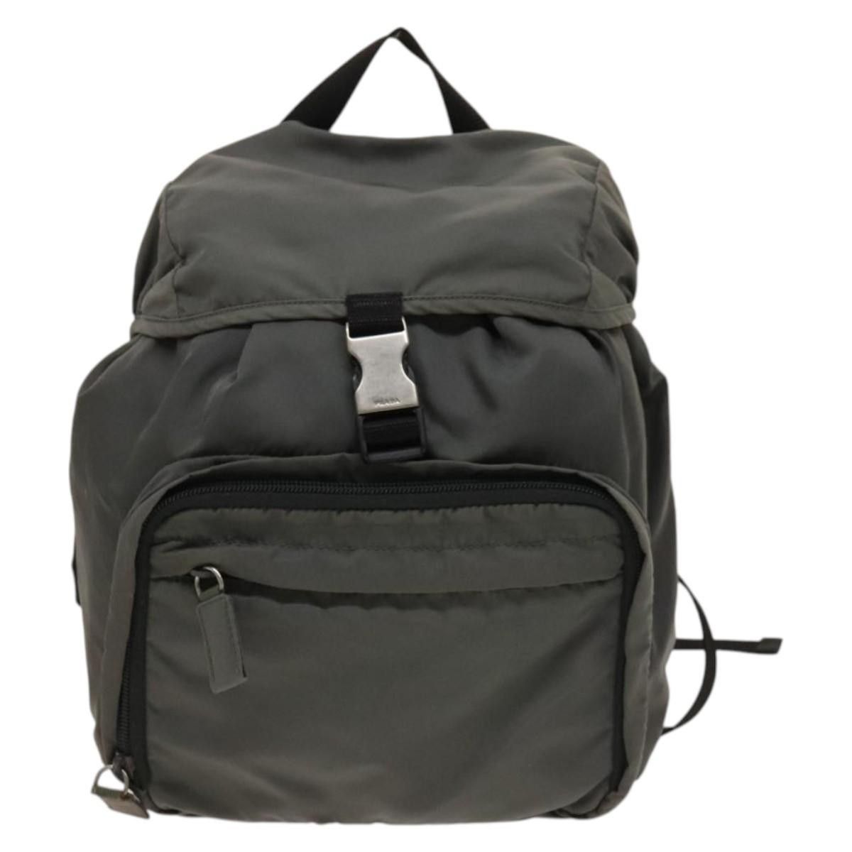 Prada Prada Single Buckle Pocket Backpack Tessuto Size ONE SIZE - 20 Thumbnail