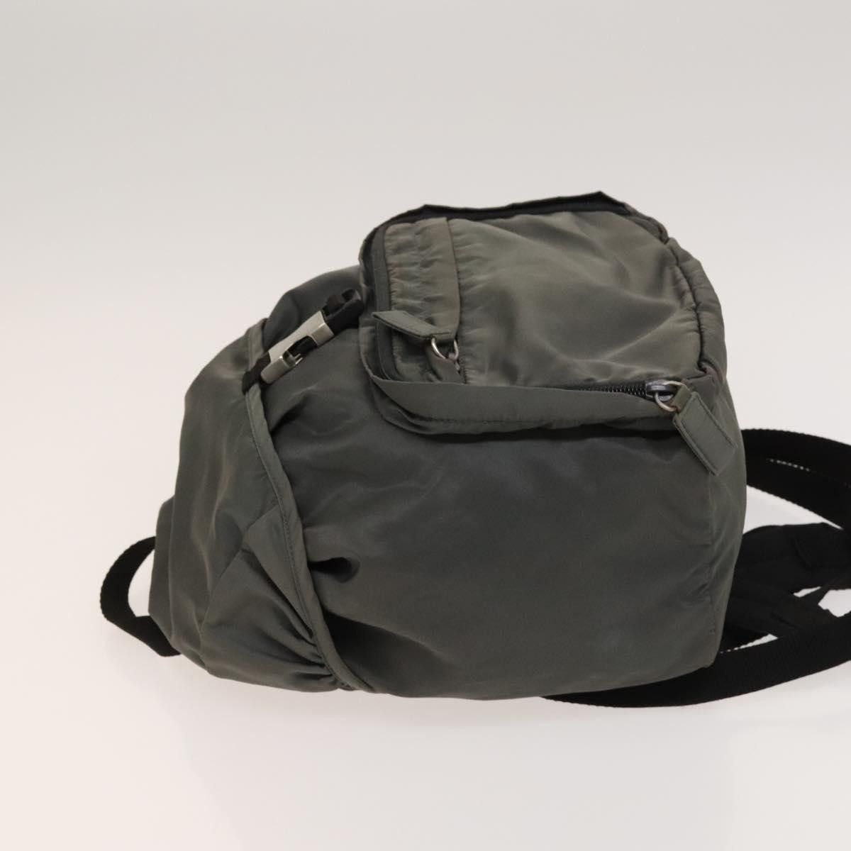 Prada Prada Single Buckle Pocket Backpack Tessuto Size ONE SIZE - 4 Thumbnail
