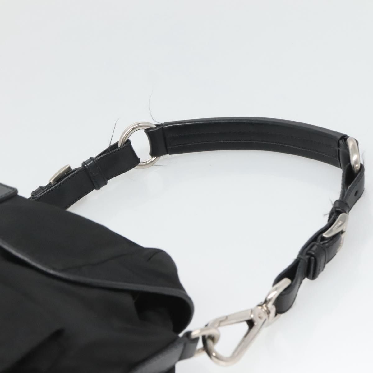Prada Prada Double Pocket Drawstring Shoulder Bag Tessuto Size ONE SIZE - 19 Thumbnail
