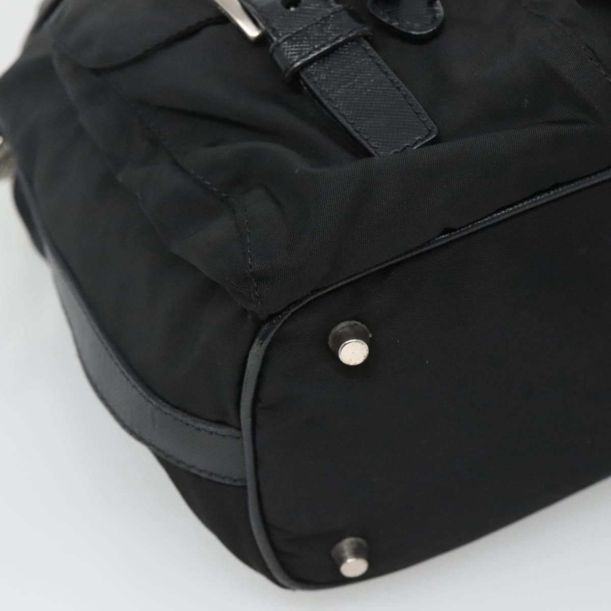 Prada Prada Double Pocket Drawstring Shoulder Bag Tessuto Size ONE SIZE - 12 Thumbnail