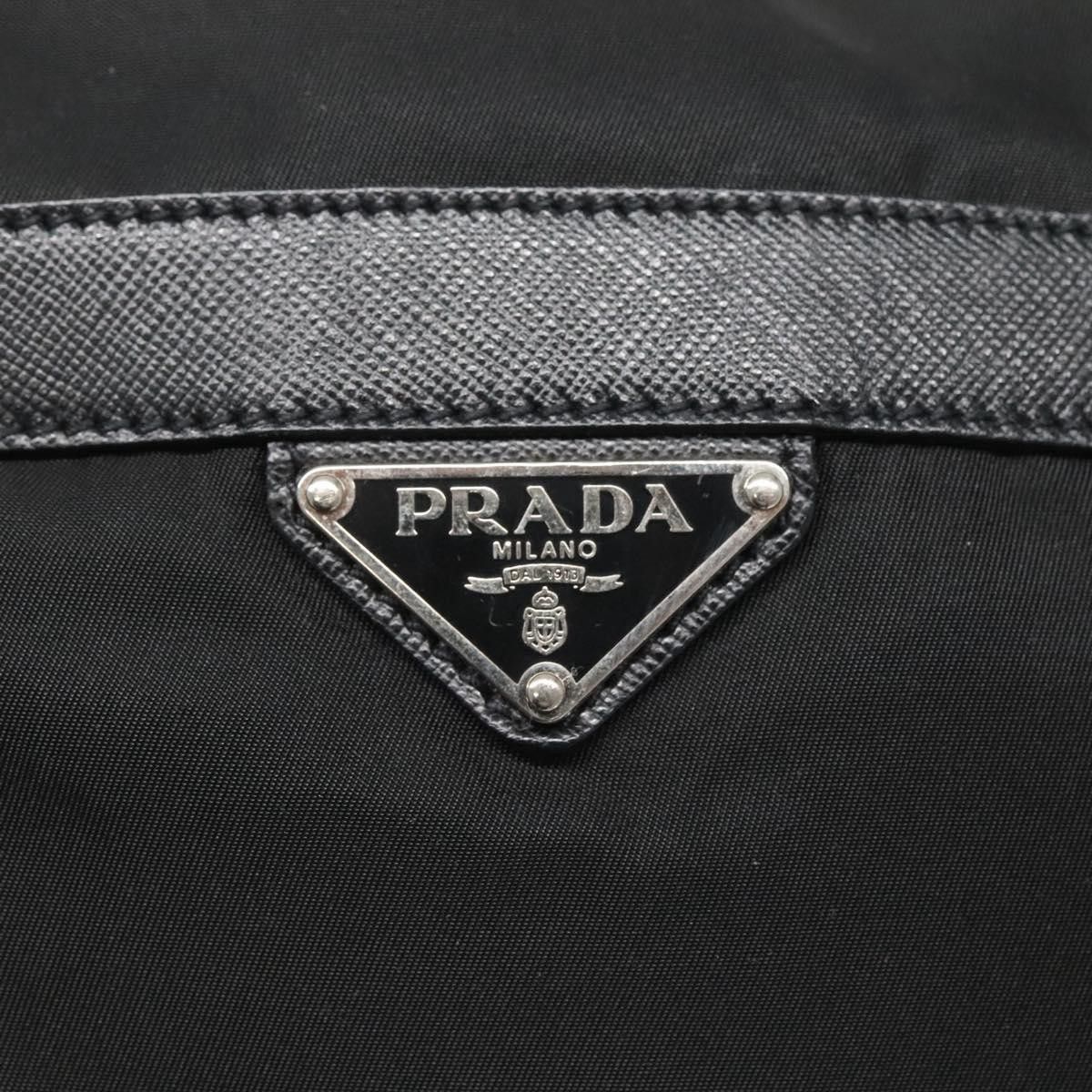 Prada Prada Double Pocket Drawstring Shoulder Bag Tessuto Size ONE SIZE - 17 Thumbnail