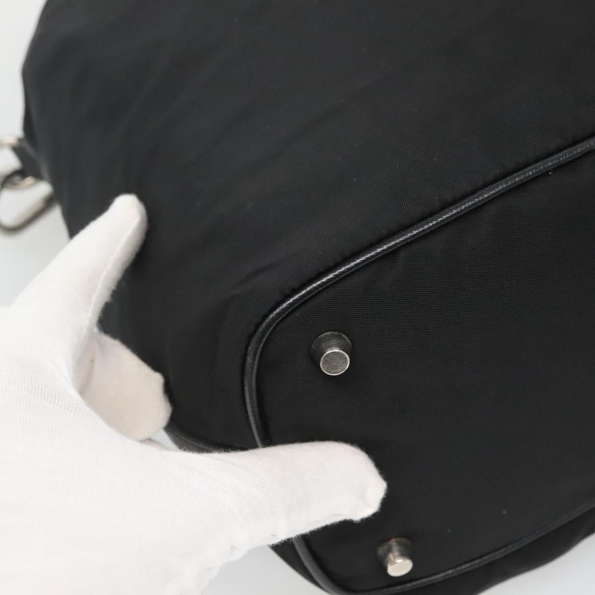 Prada Prada Double Pocket Drawstring Shoulder Bag Tessuto Size ONE SIZE - 11 Thumbnail