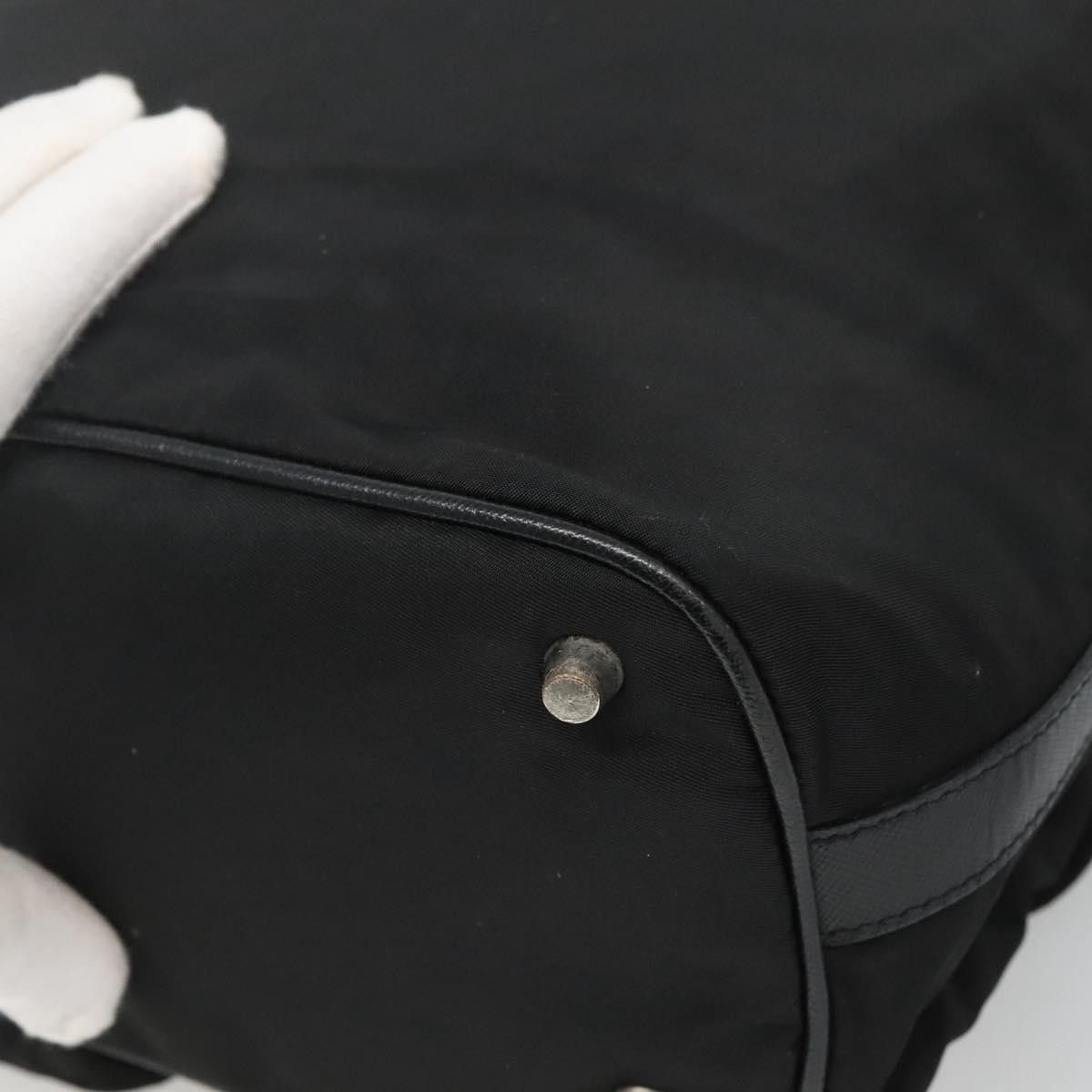 Prada Prada Double Pocket Drawstring Shoulder Bag Tessuto Size ONE SIZE - 10 Thumbnail