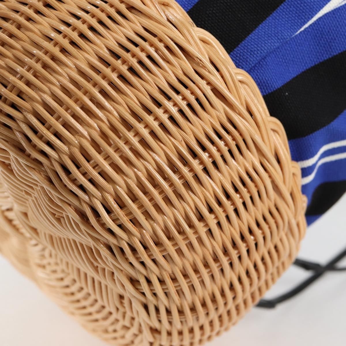 Prada Prada Drawstring Bucket Bag Canvas and Wicker Size ONE SIZE - 12 Thumbnail