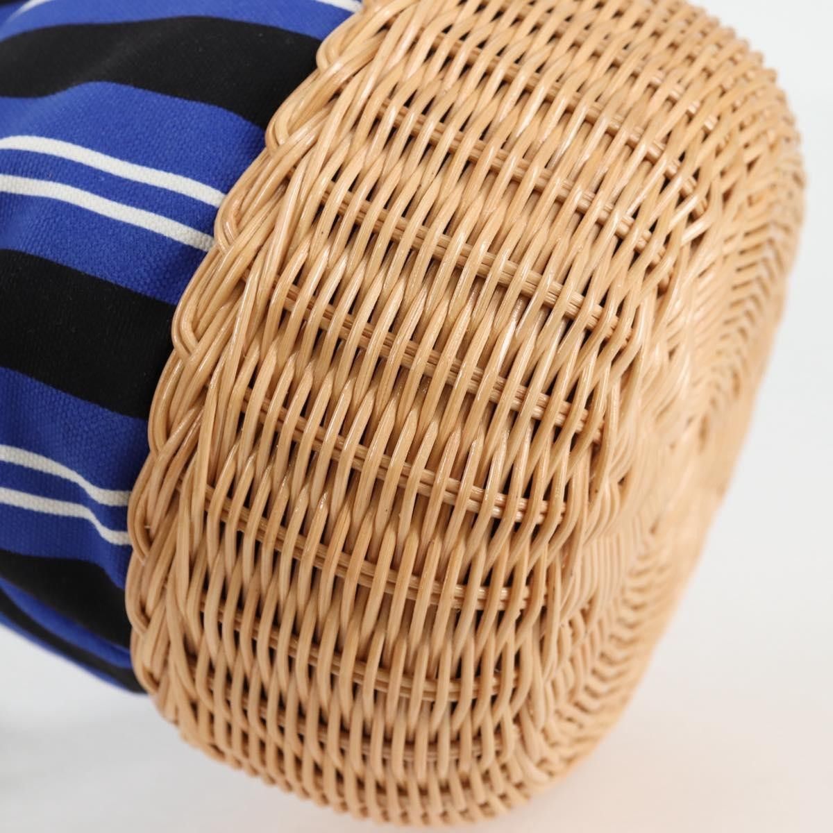Prada Prada Drawstring Bucket Bag Canvas and Wicker Size ONE SIZE - 11 Thumbnail