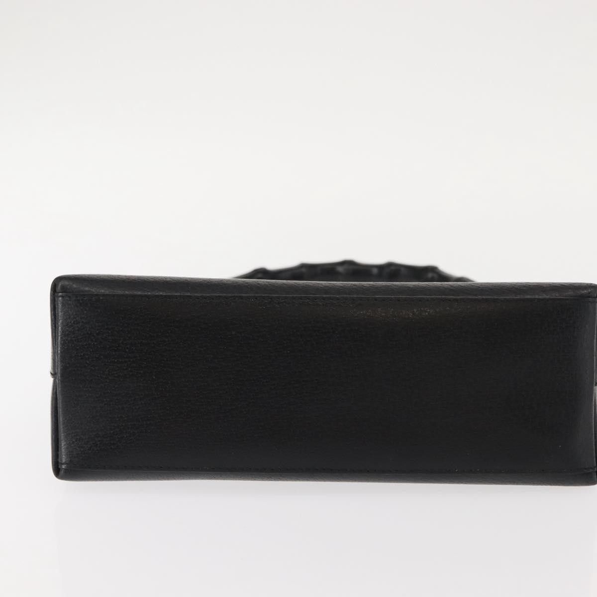 Gucci Gucci Vintage Bamboo Handle Bag Leather Size ONE SIZE - 18 Thumbnail