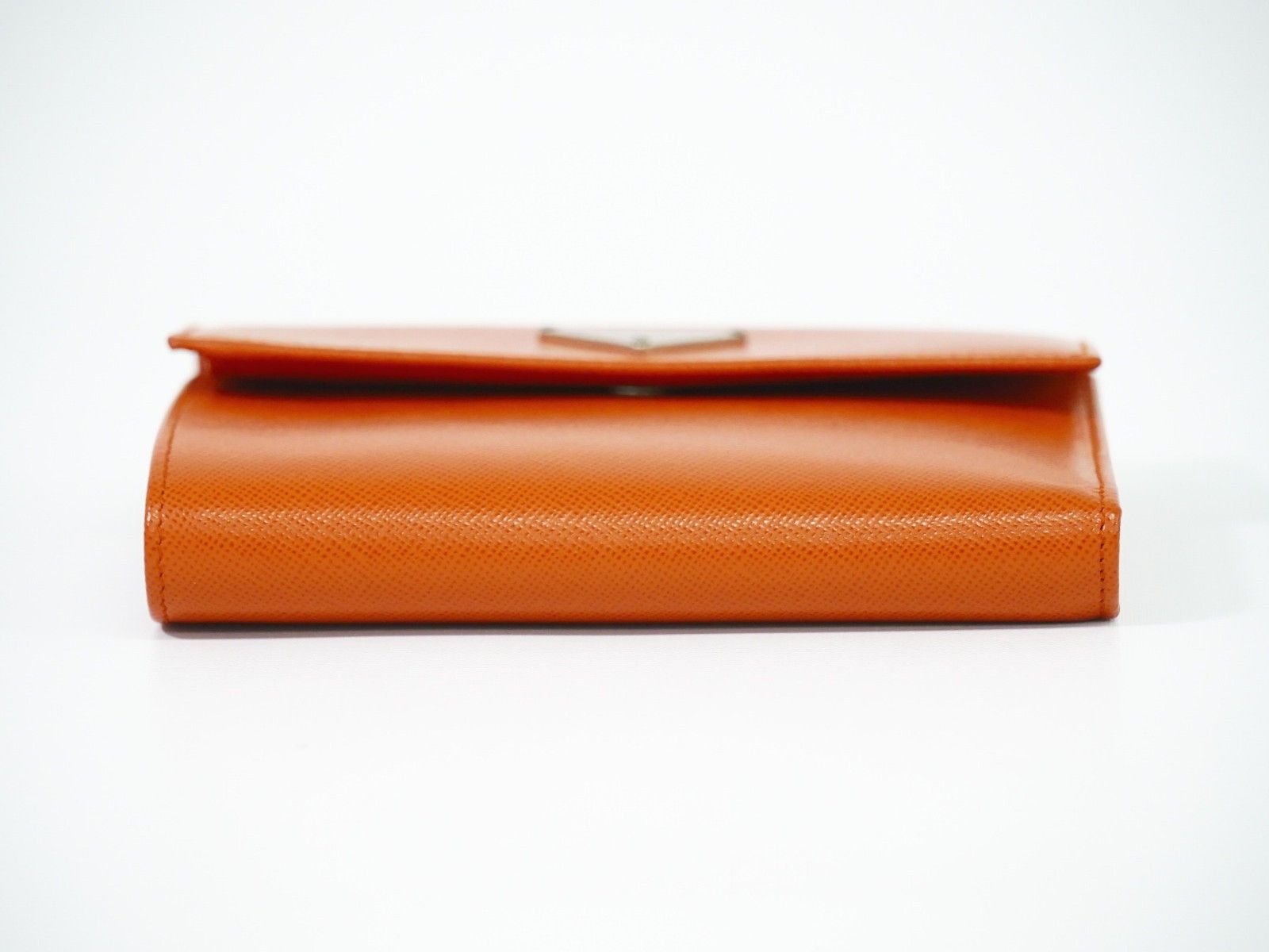 Prada Prada Trifold Compact Wallet Saffiano Leather Size ONE SIZE - 3 Thumbnail