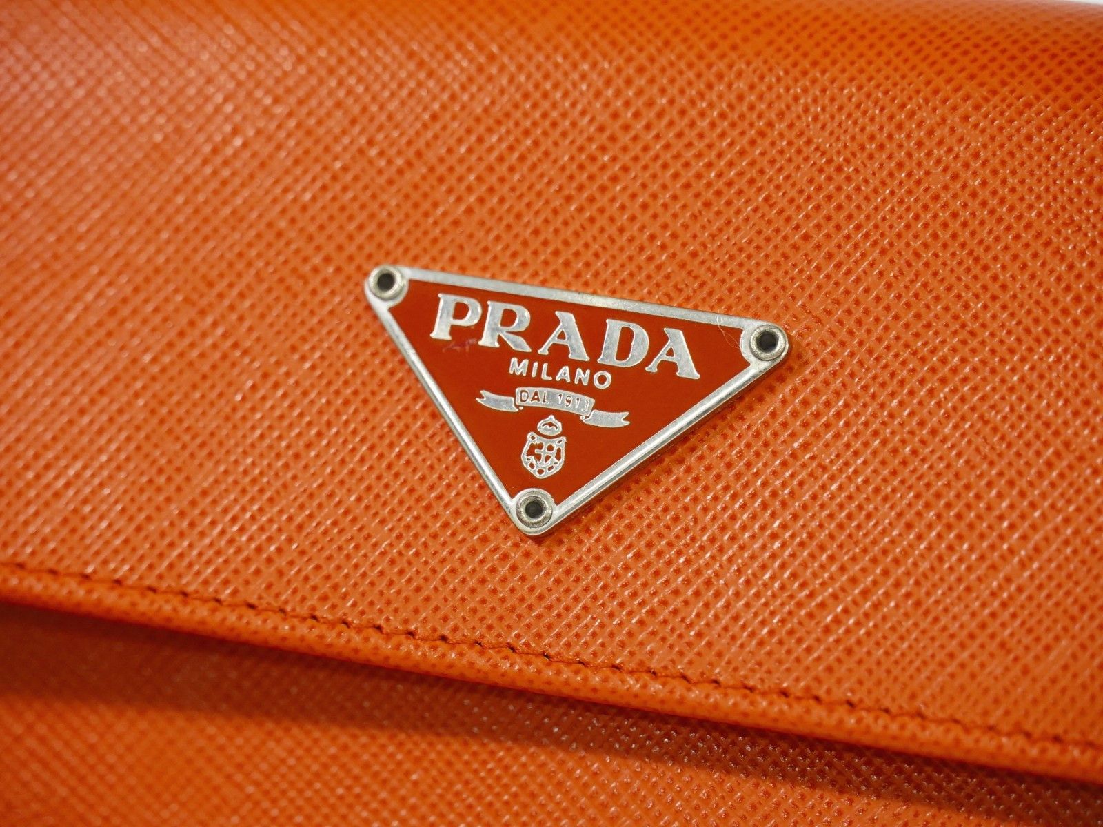 Prada Prada Trifold Compact Wallet Saffiano Leather Size ONE SIZE - 12 Thumbnail