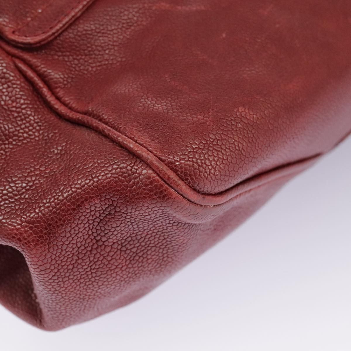 Chanel Chanel Vintage Accordion Flap Bag Quilted Leather Size ONE SIZE - 12 Thumbnail