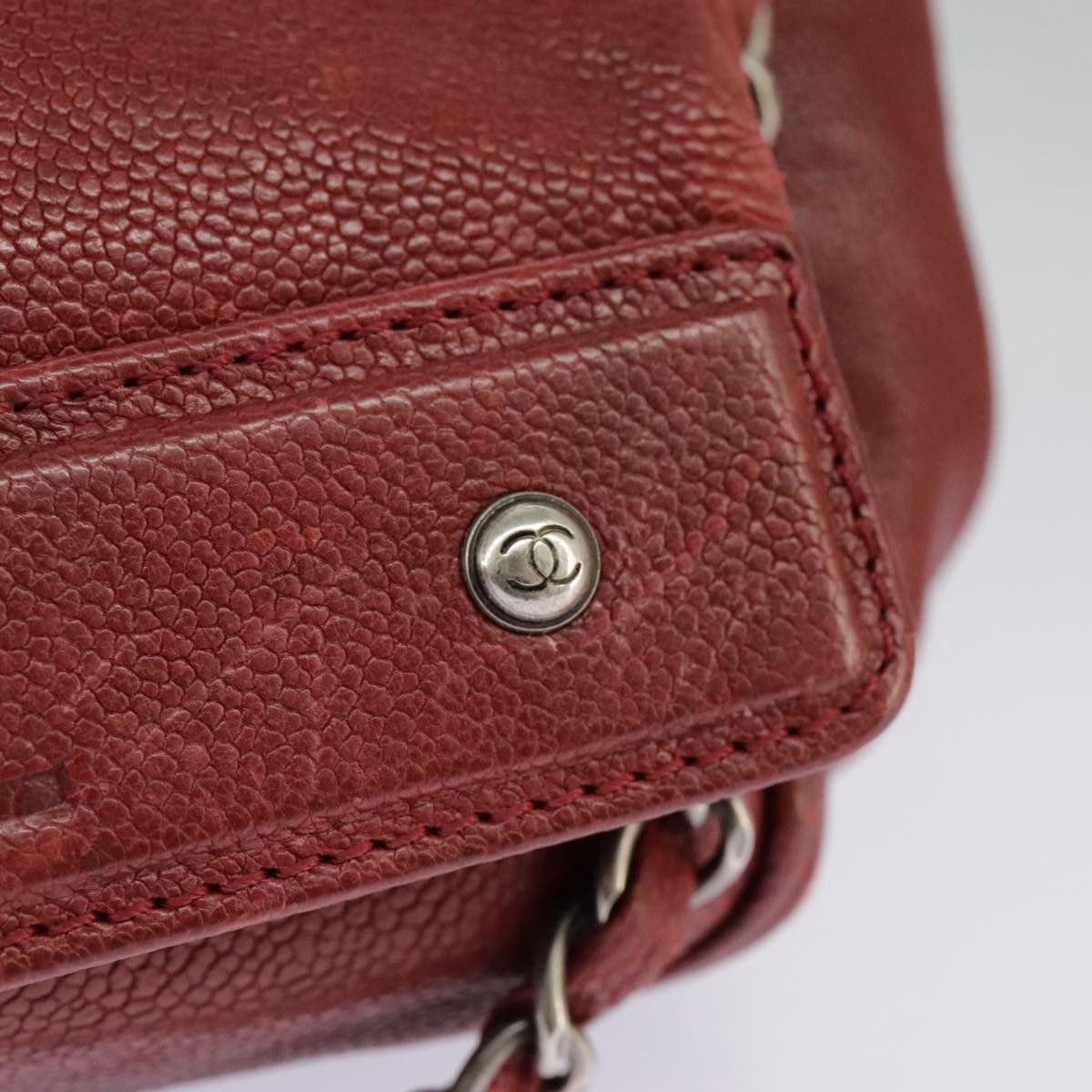 Chanel Chanel Vintage Accordion Flap Bag Quilted Leather Size ONE SIZE - 21 Thumbnail