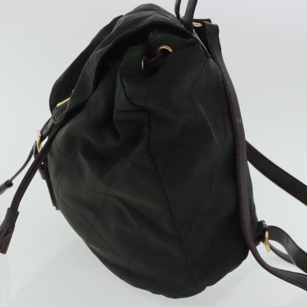 Prada Prada Buckle Backpack Quilted Tessuto Size ONE SIZE - 3 Thumbnail