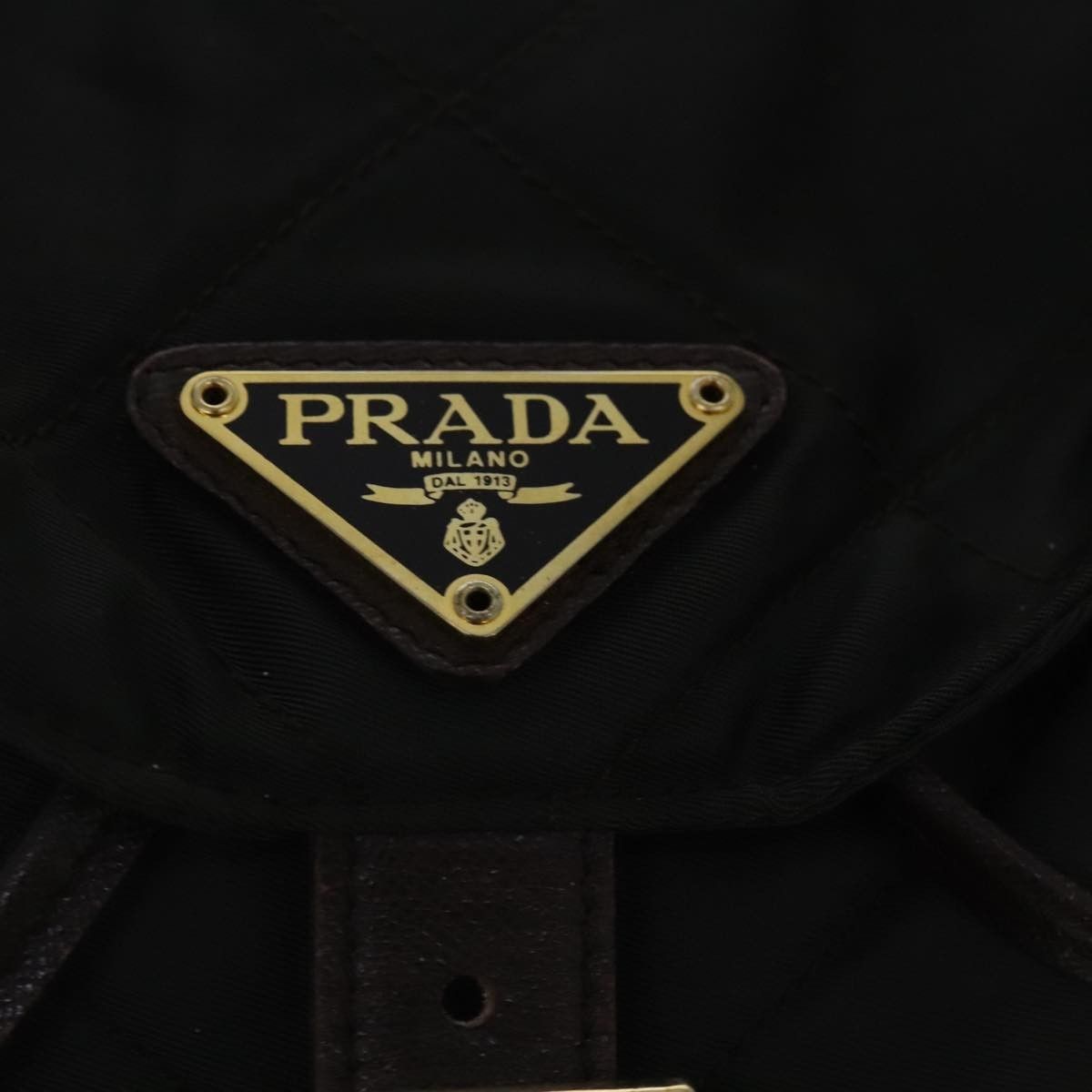 Prada Prada Buckle Backpack Quilted Tessuto Size ONE SIZE - 13 Thumbnail