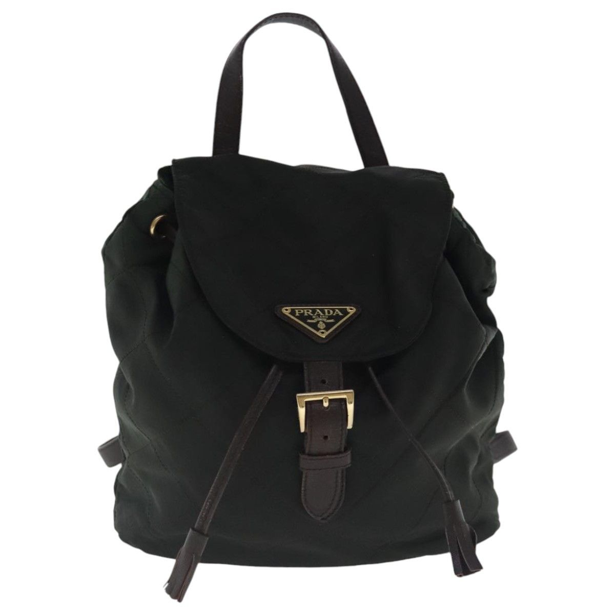 Prada Prada Buckle Backpack Quilted Tessuto Size ONE SIZE - 22 Thumbnail