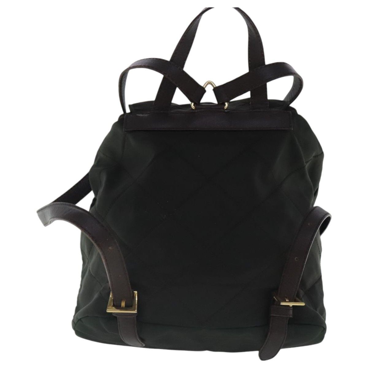 Prada Prada Buckle Backpack Quilted Tessuto Size ONE SIZE - 2 Thumbnail