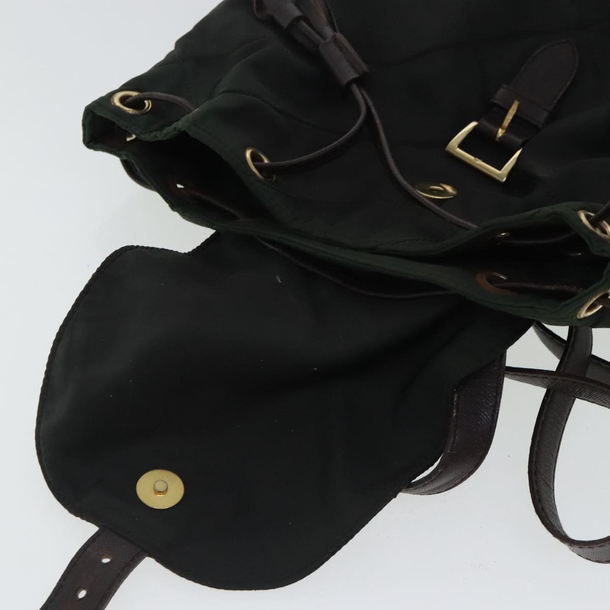 Prada Prada Buckle Backpack Quilted Tessuto Size ONE SIZE - 14 Thumbnail