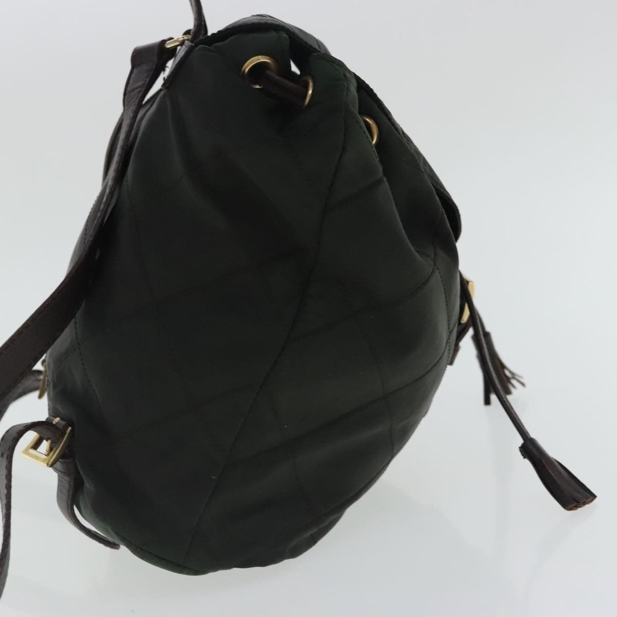 Prada Prada Buckle Backpack Quilted Tessuto Size ONE SIZE - 4 Thumbnail