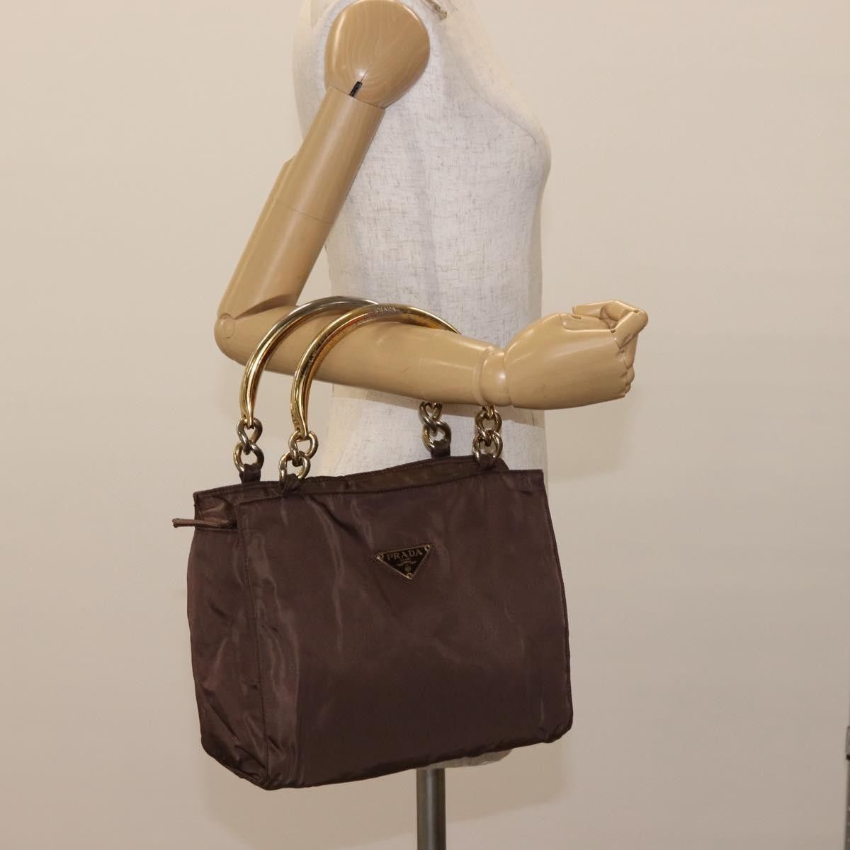 Prada Prada Metal Handles Tote Tessuto Size ONE SIZE - 15 Thumbnail
