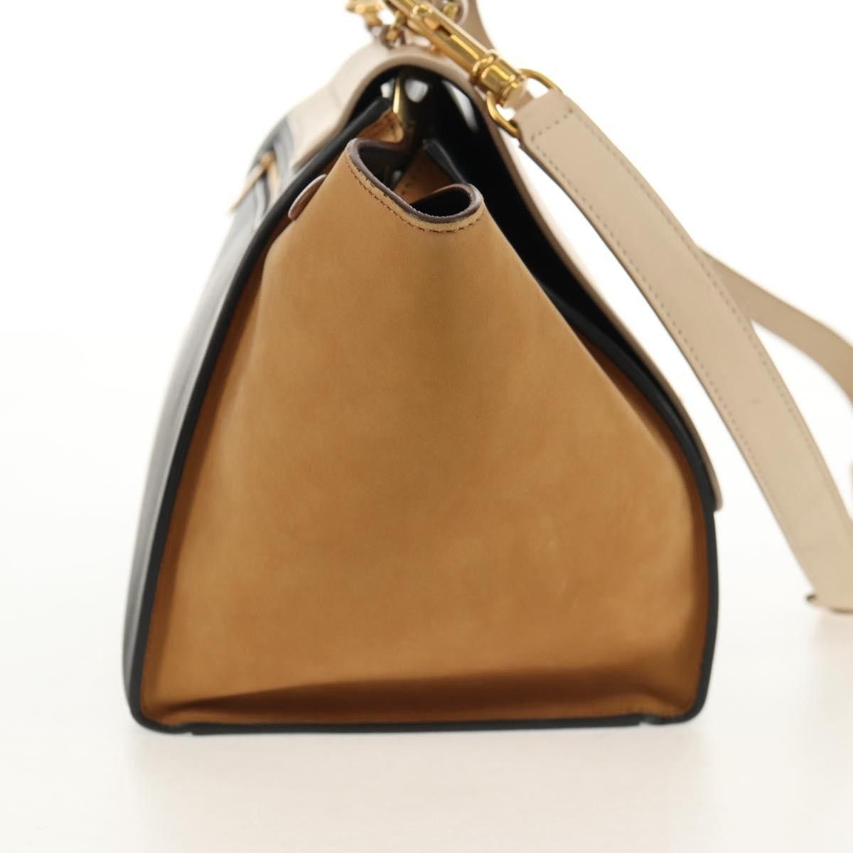 Celine Celine Tricolor Trapeze Bag Leather Size ONE SIZE - 4 Thumbnail