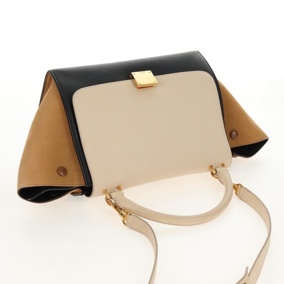 Celine Celine Tricolor Trapeze Bag Leather Size ONE SIZE - 19 Thumbnail