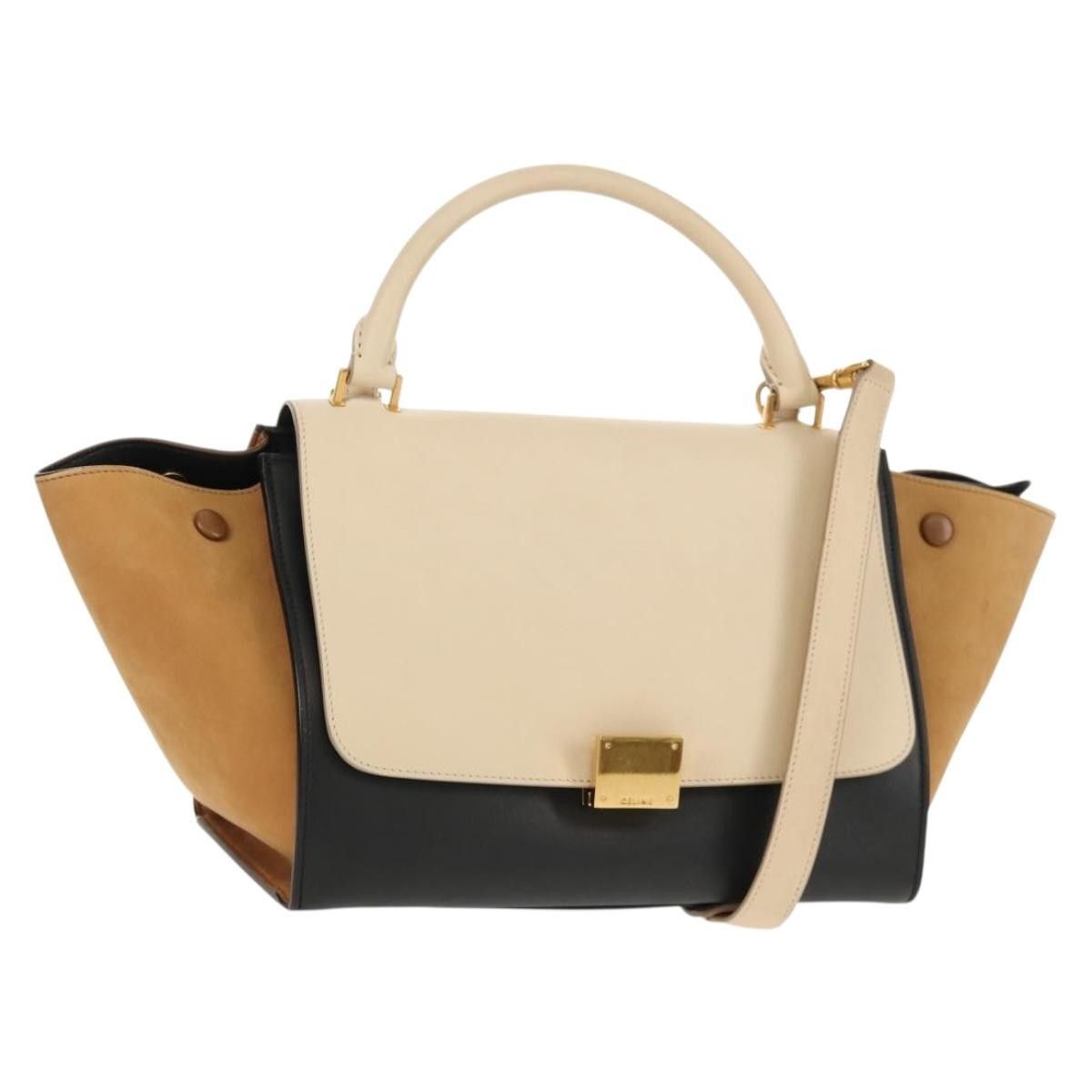 Celine Celine Tricolor Trapeze Bag Leather Size ONE SIZE - 17 Thumbnail