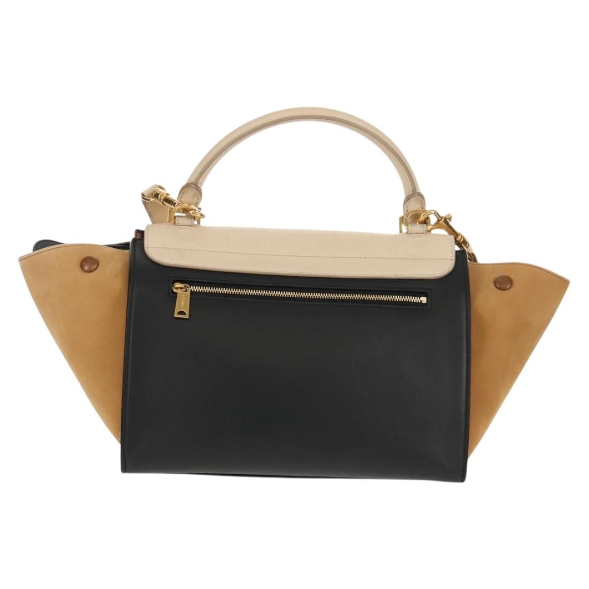Celine Celine Tricolor Trapeze Bag Leather Size ONE SIZE - 2 Thumbnail