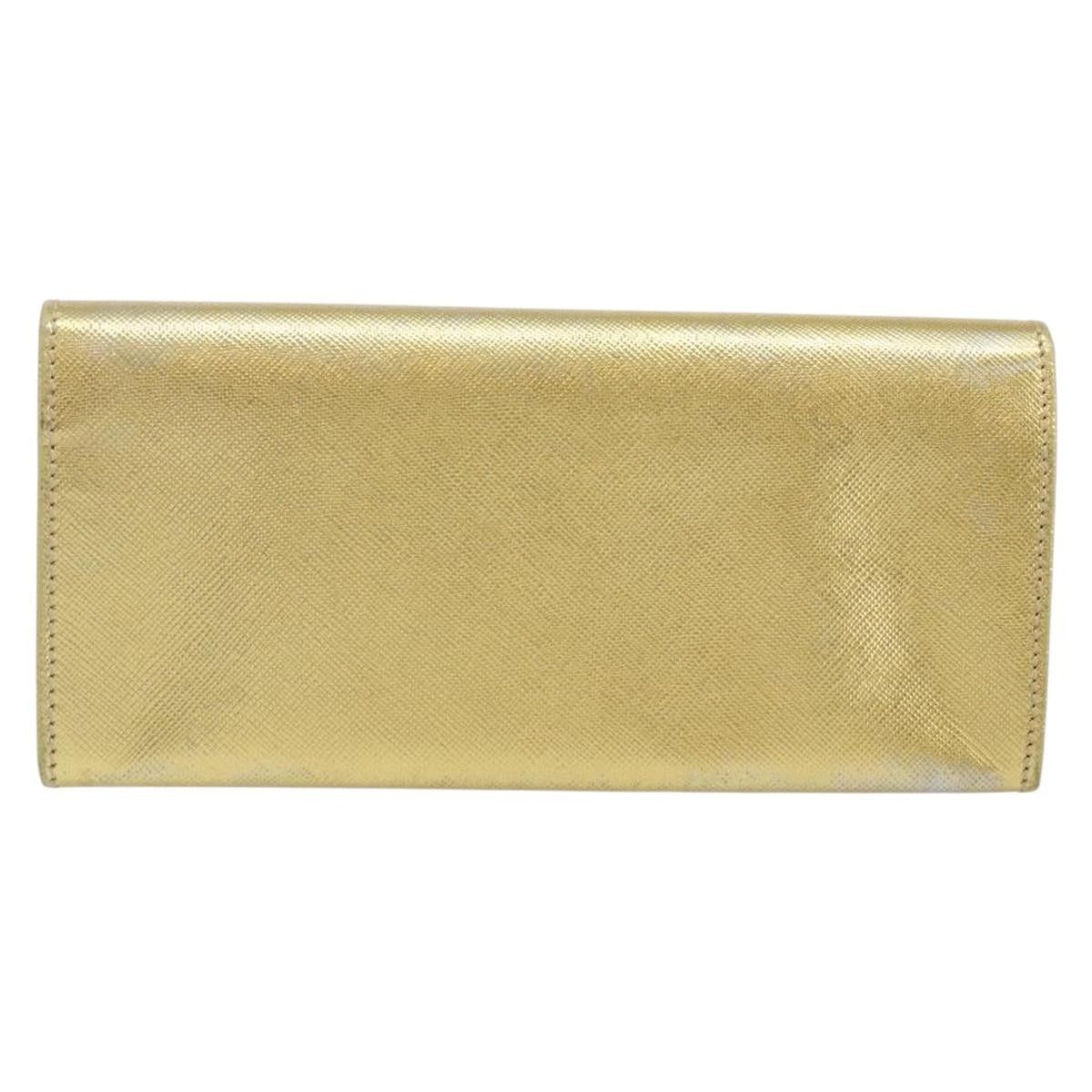 Prada Prada Continental Wallet Saffiano Leather Size ONE SIZE - 2 Thumbnail