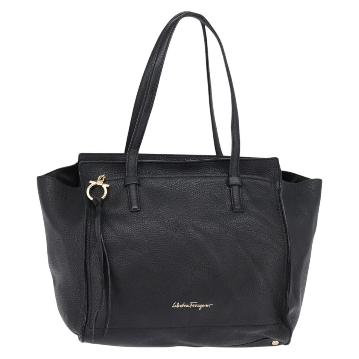 Salvatore Ferragamo Salvatore Ferragamo Amy Tote Pebbled Leather Size ONE SIZE - 18 Thumbnail