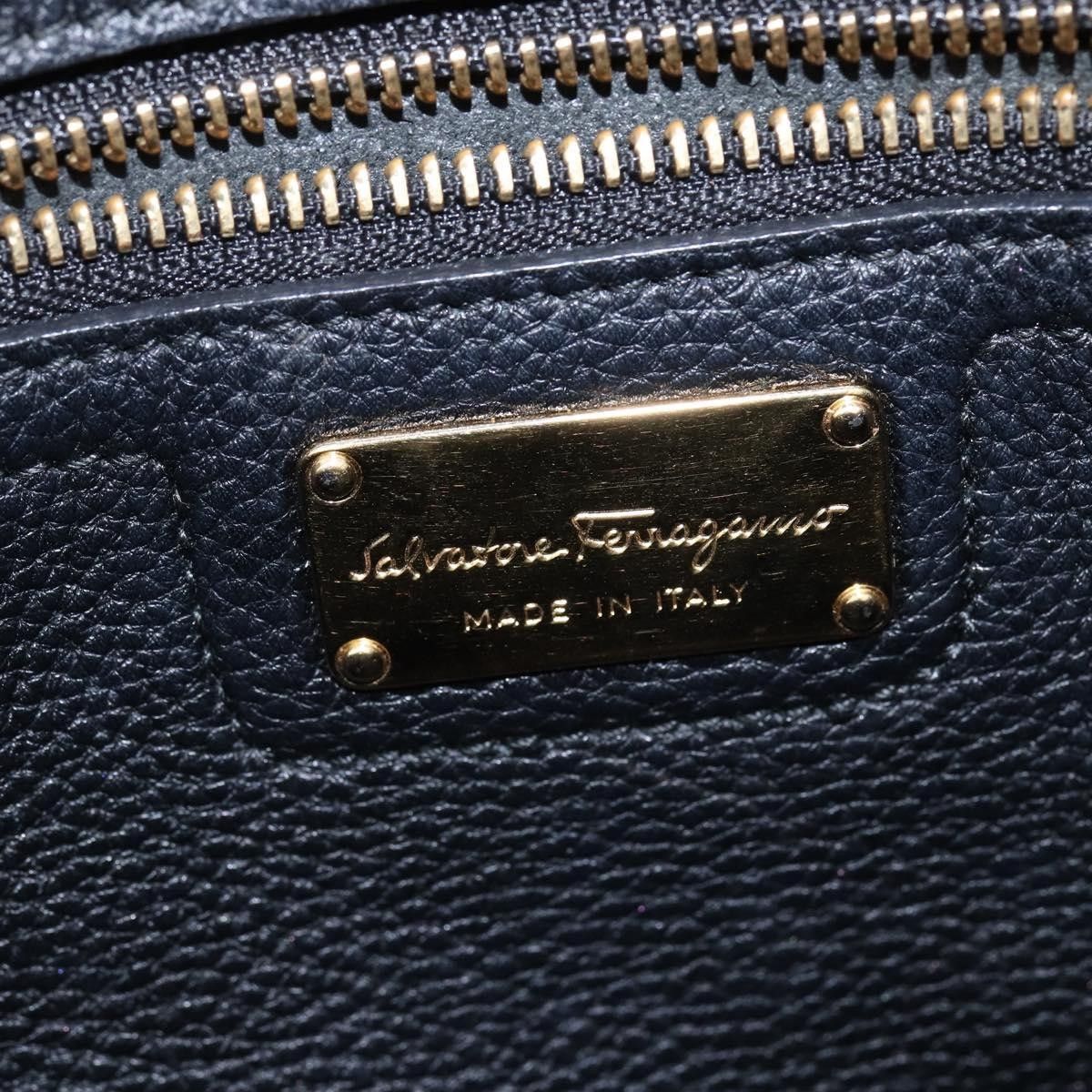 Salvatore Ferragamo Salvatore Ferragamo Amy Tote Pebbled Leather Size ONE SIZE - 6 Thumbnail