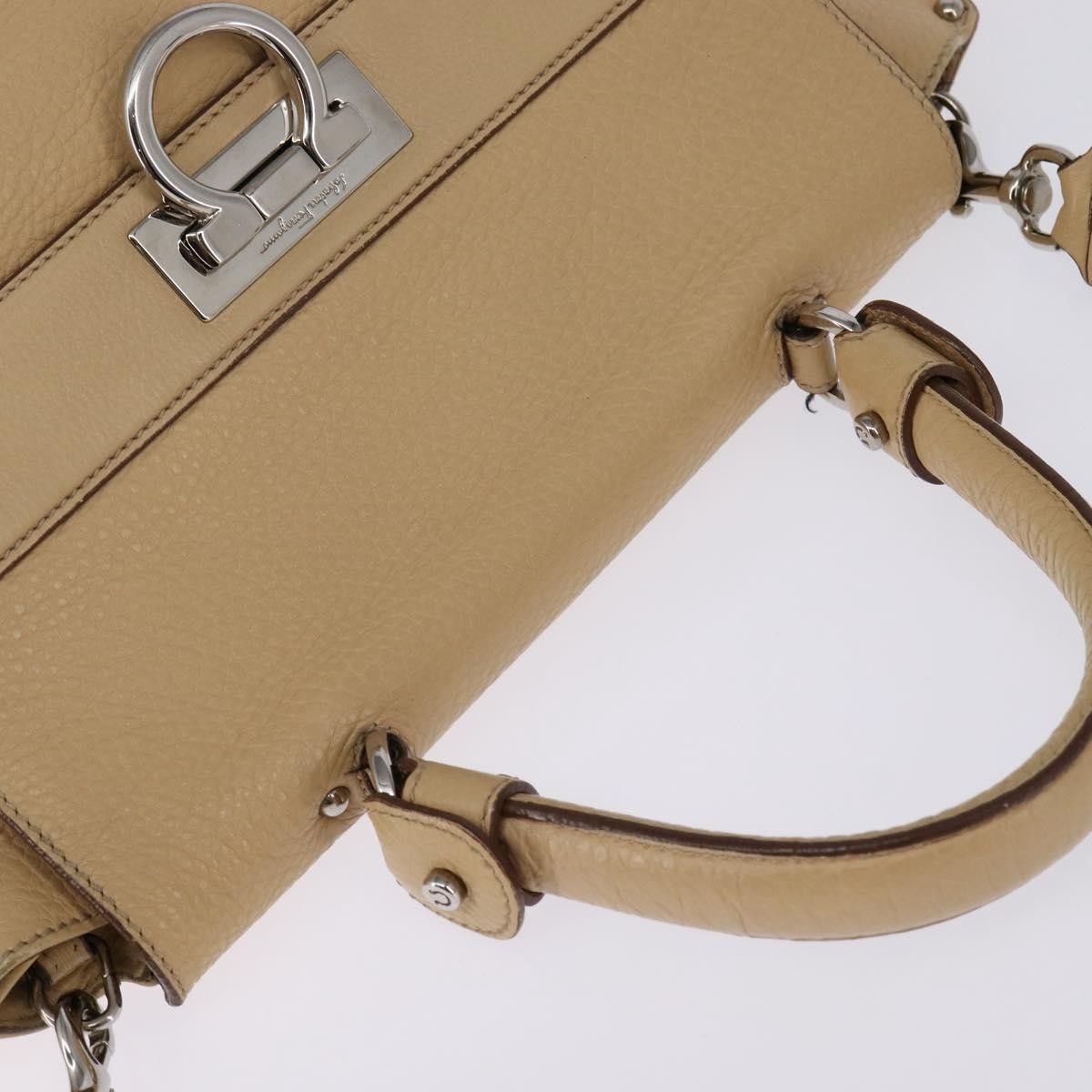 Salvatore Ferragamo Salvatore Ferragamo Sofia Satchel Grainy Leather Size ONE SIZE - 16 Thumbnail