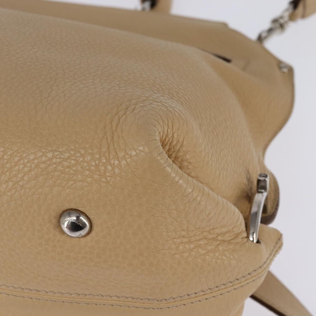 Salvatore Ferragamo Salvatore Ferragamo Sofia Satchel Grainy Leather Size ONE SIZE - 10 Thumbnail