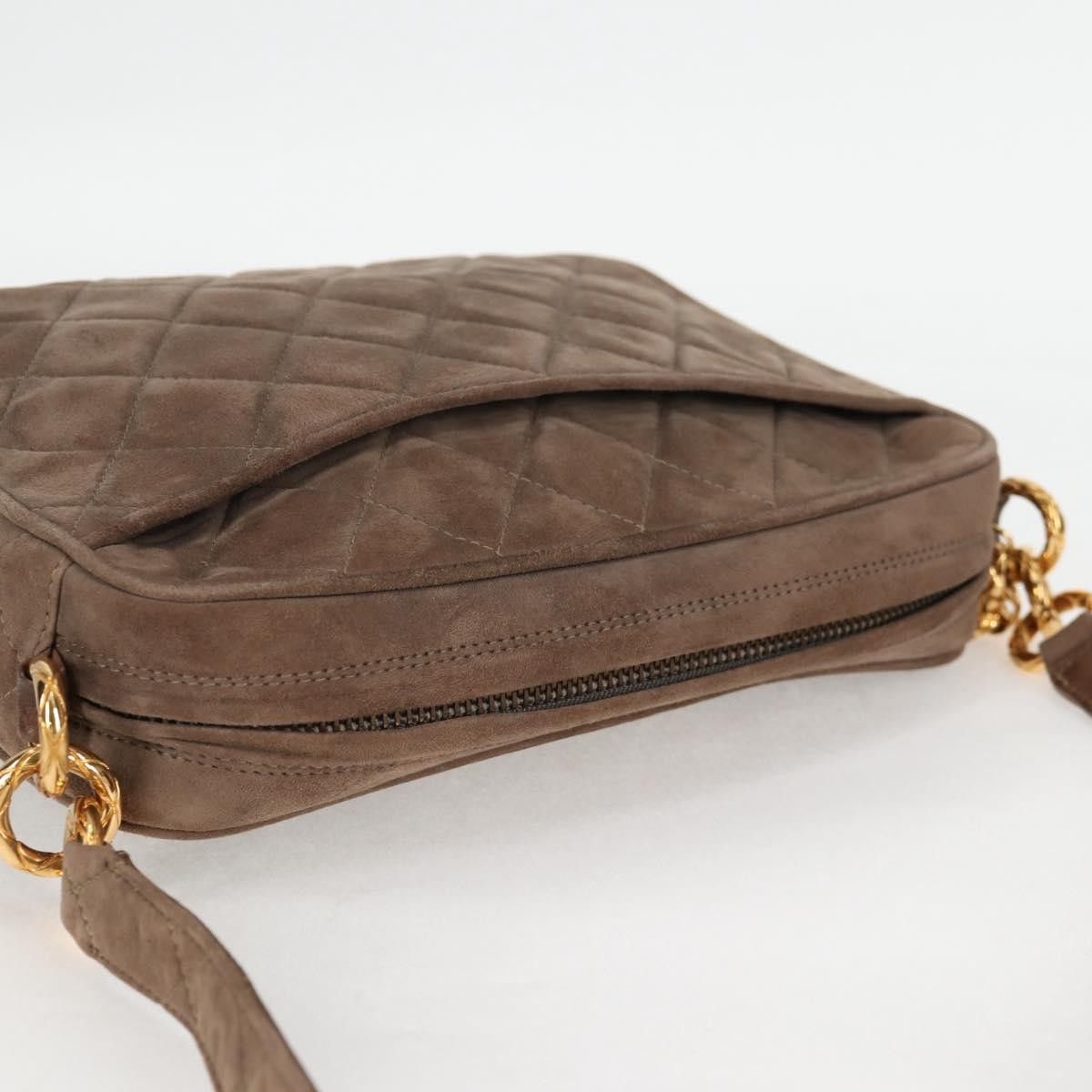 Chanel Chanel Vintage Front Pocket Camera Bag Quilted Suede Size ONE SIZE - 18 Thumbnail