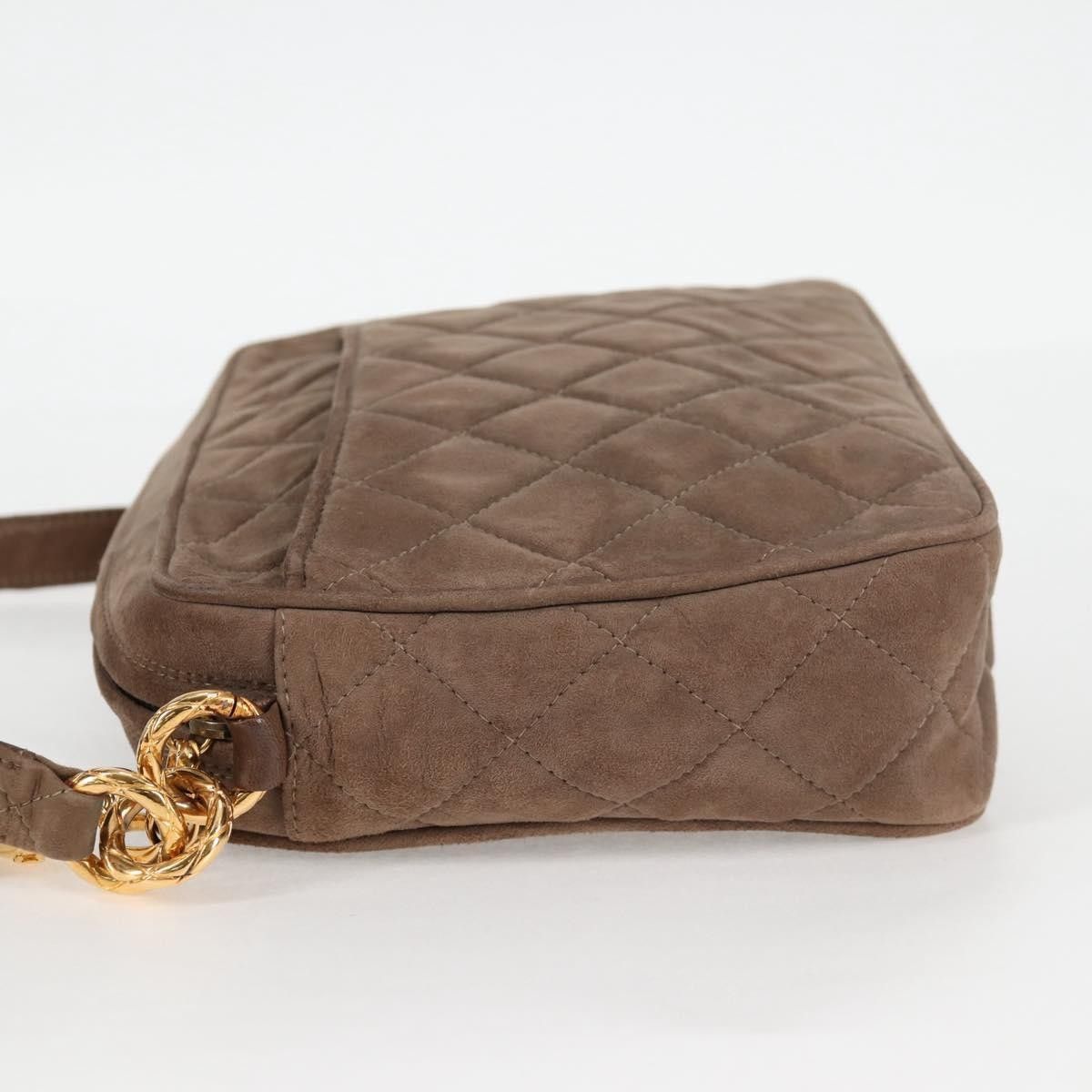 Chanel Chanel Vintage Front Pocket Camera Bag Quilted Suede Size ONE SIZE - 3 Thumbnail