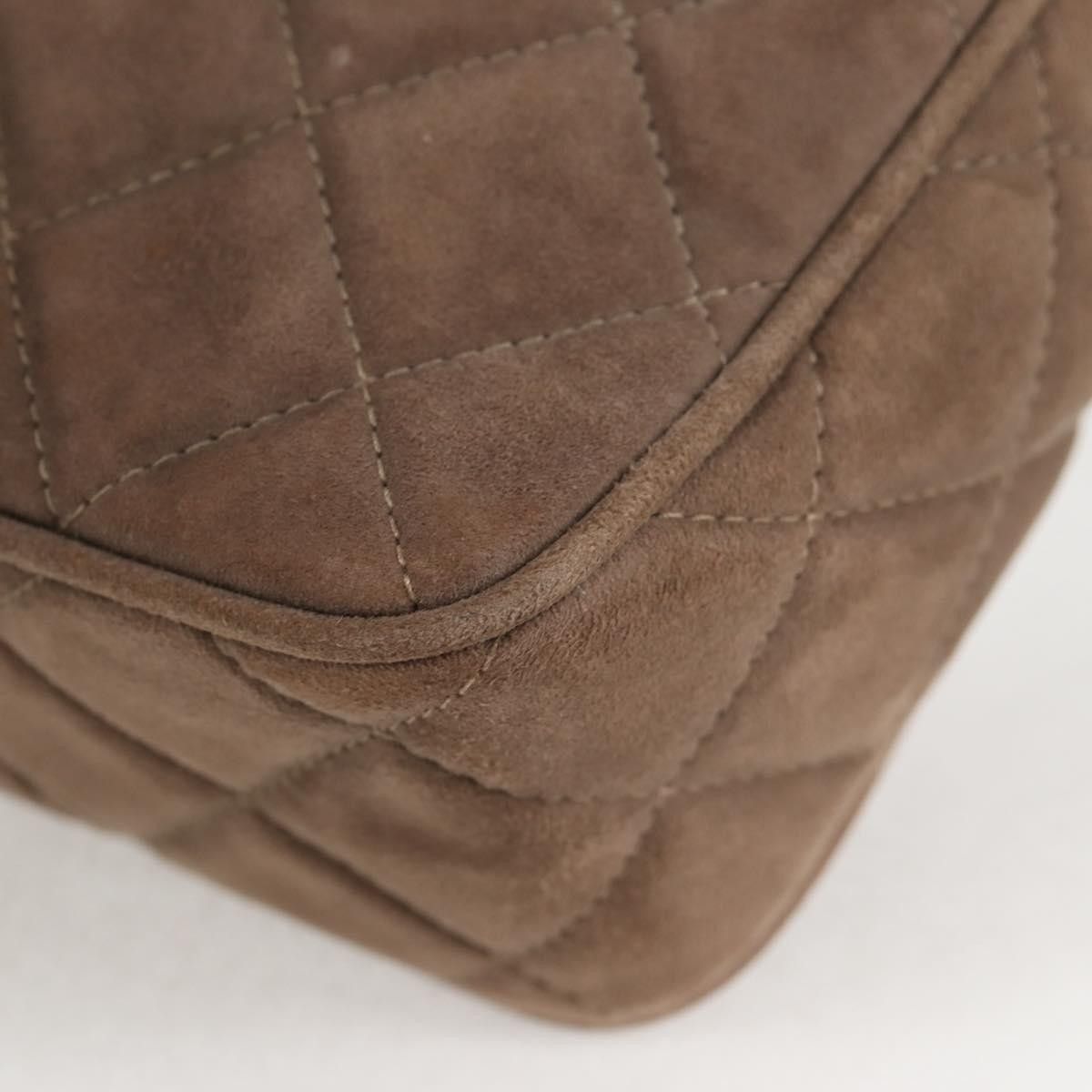 Chanel Chanel Vintage Front Pocket Camera Bag Quilted Suede Size ONE SIZE - 10 Thumbnail