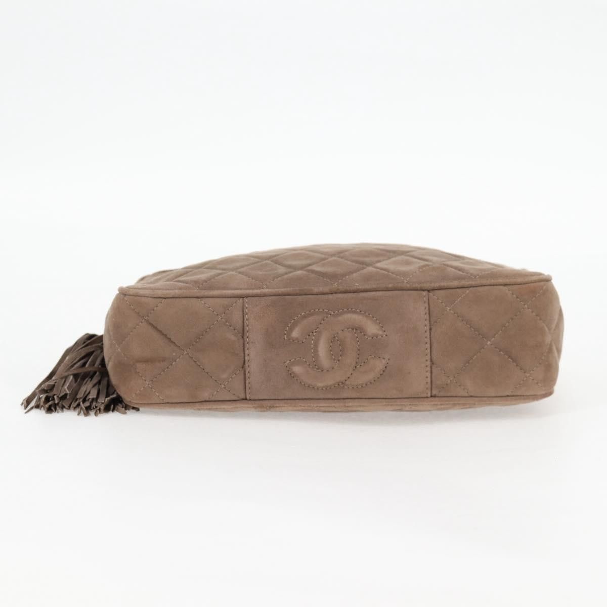 Chanel Chanel Vintage Front Pocket Camera Bag Quilted Suede Size ONE SIZE - 16 Thumbnail