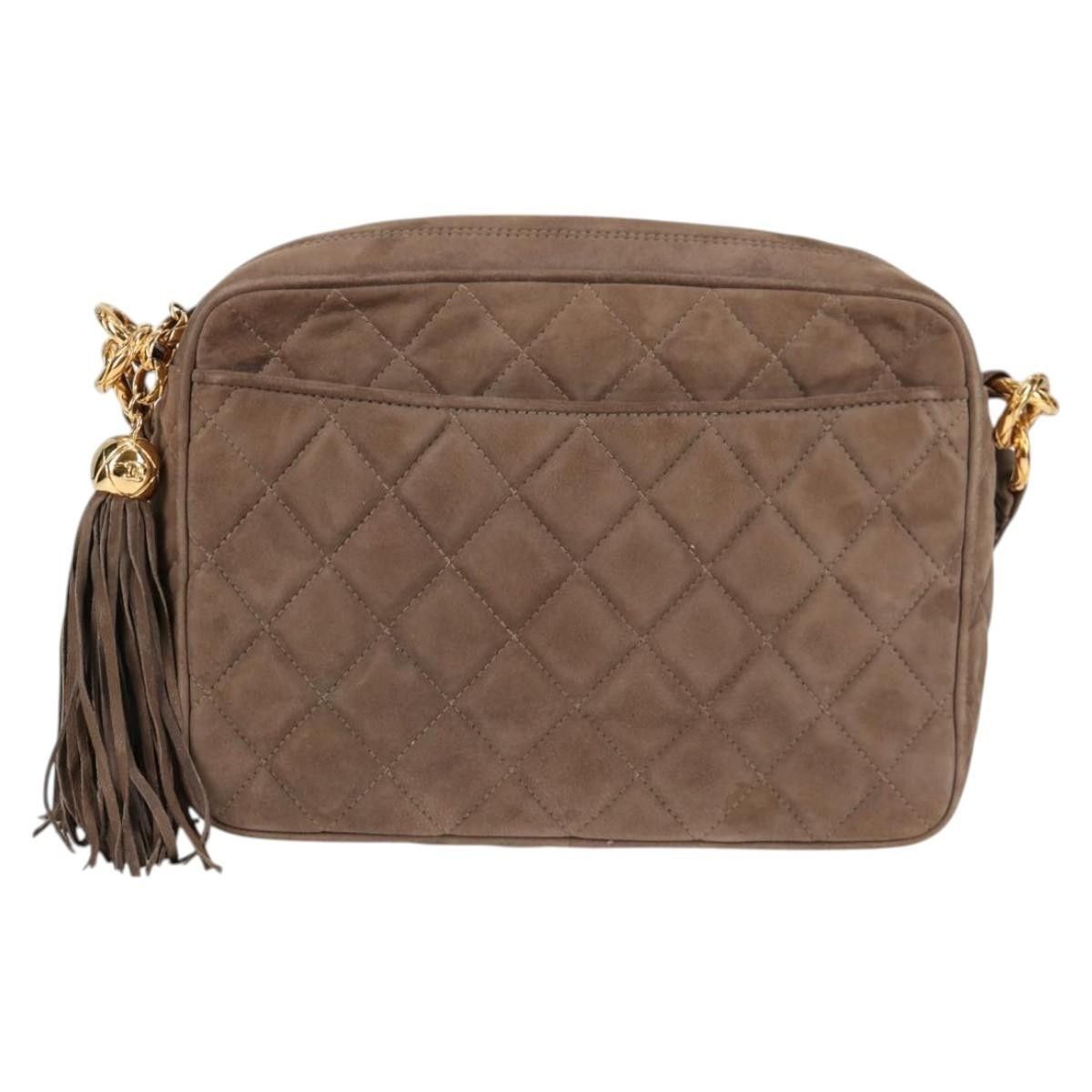 Chanel Chanel Vintage Front Pocket Camera Bag Quilted Suede Size ONE SIZE - 20 Thumbnail