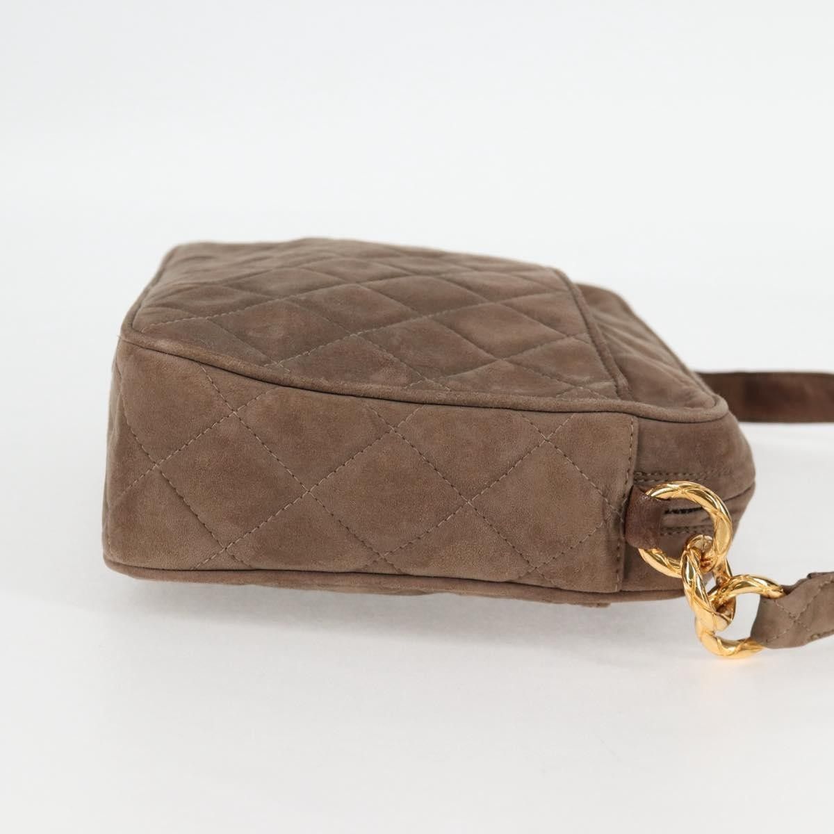 Chanel Chanel Vintage Front Pocket Camera Bag Quilted Suede Size ONE SIZE - 4 Thumbnail