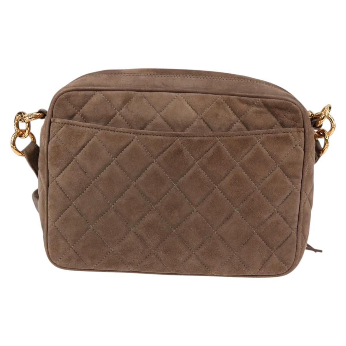 Chanel Chanel Vintage Front Pocket Camera Bag Quilted Suede Size ONE SIZE - 2 Thumbnail