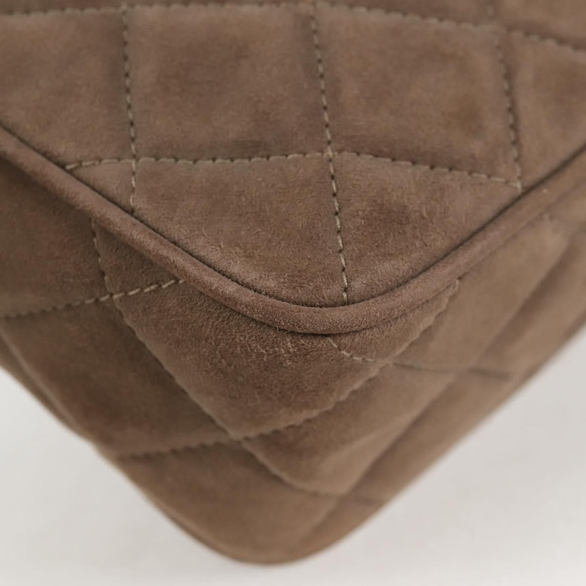 Chanel Chanel Vintage Front Pocket Camera Bag Quilted Suede Size ONE SIZE - 11 Thumbnail