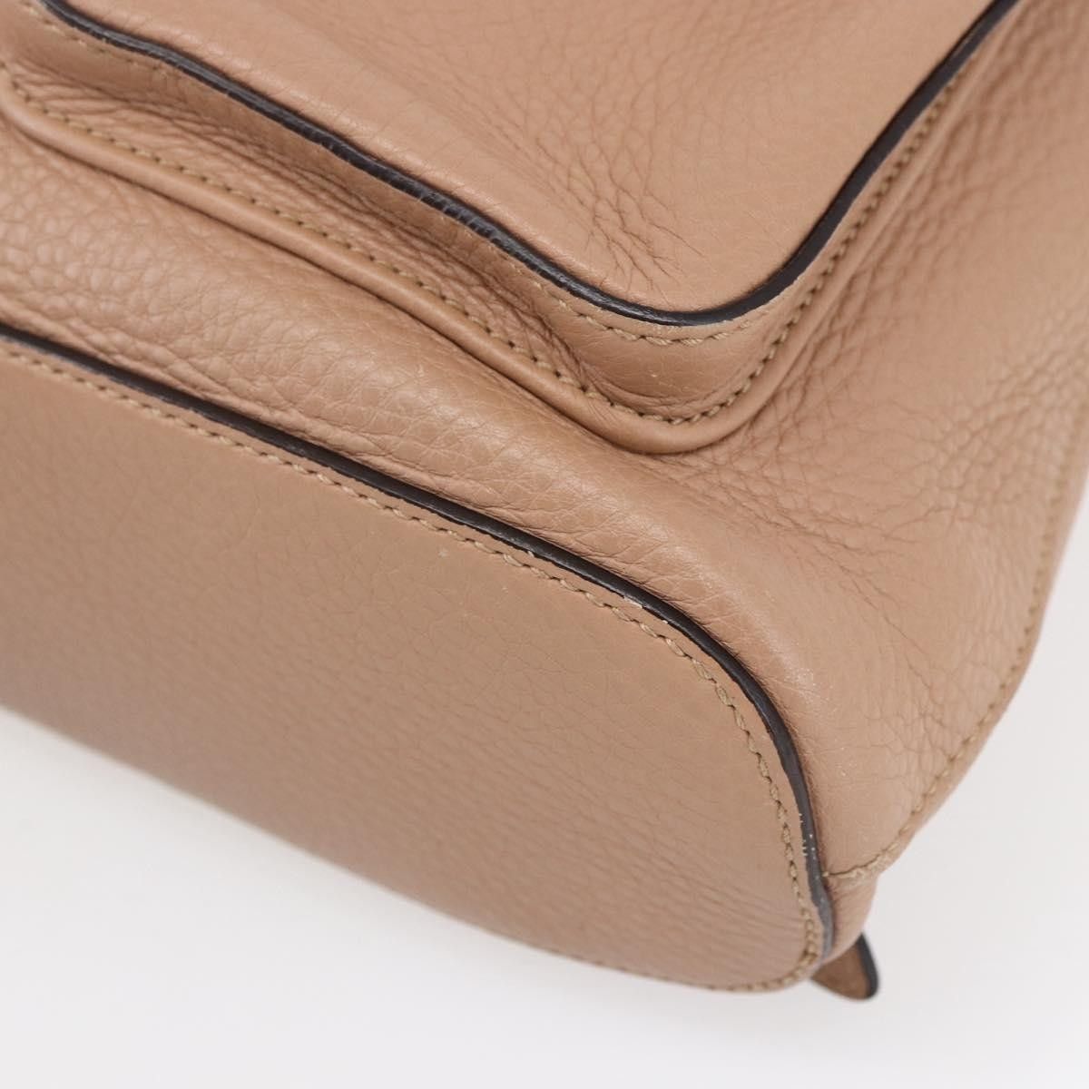 Gucci Gucci Vintage Bamboo Backpack Leather Size ONE SIZE - 10 Thumbnail