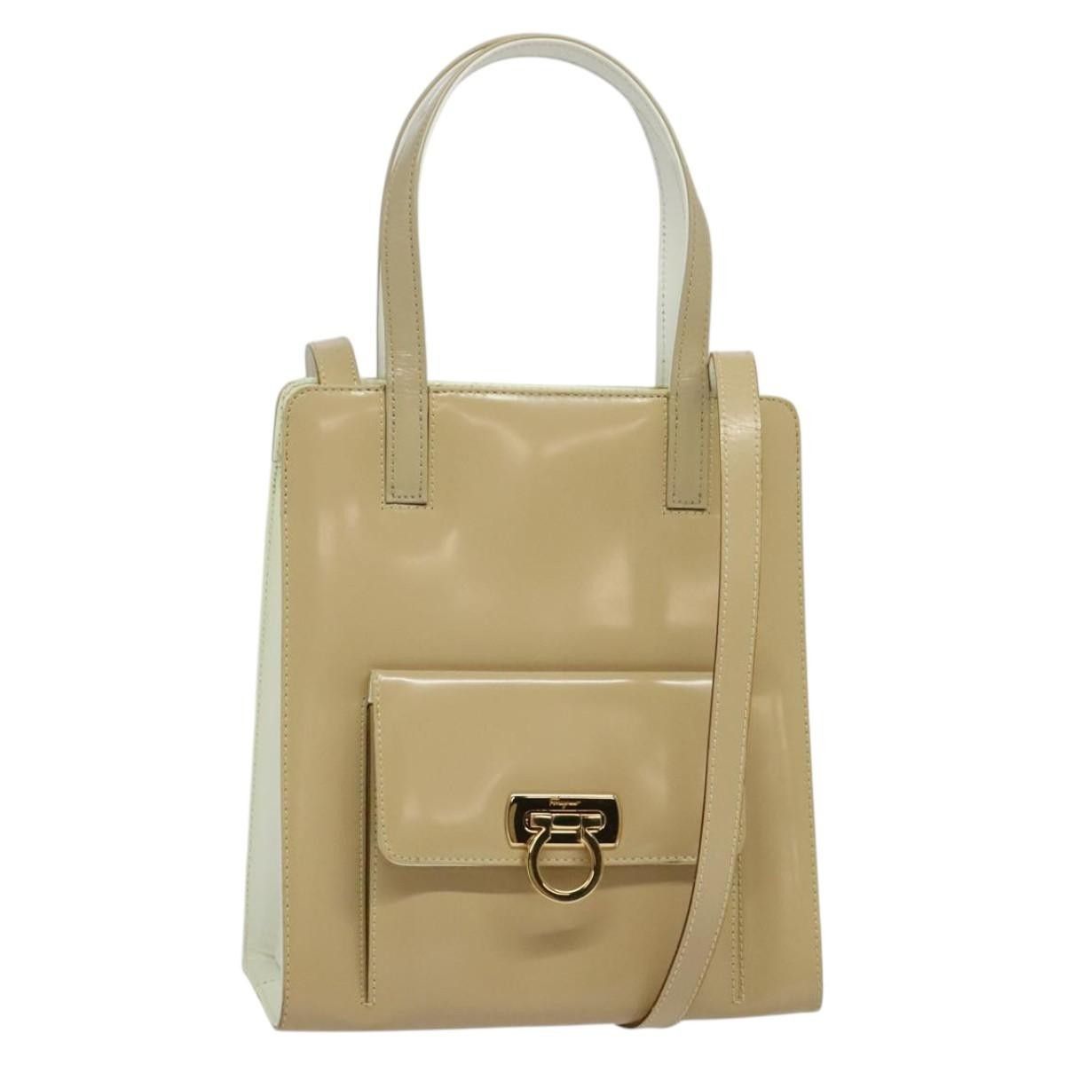 Salvatore Ferragamo Salvatore Ferragamo Gancini handbag Patent leather Size ONE SIZE - 19 Thumbnail