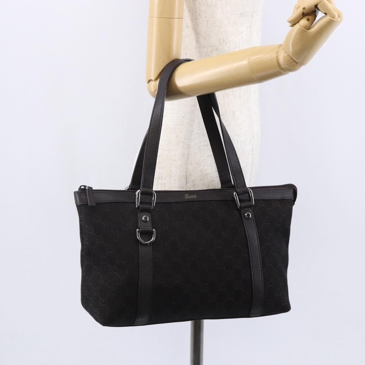 Gucci Gucci Abbey Zip Tote GG Canvas Size ONE SIZE - 15 Thumbnail