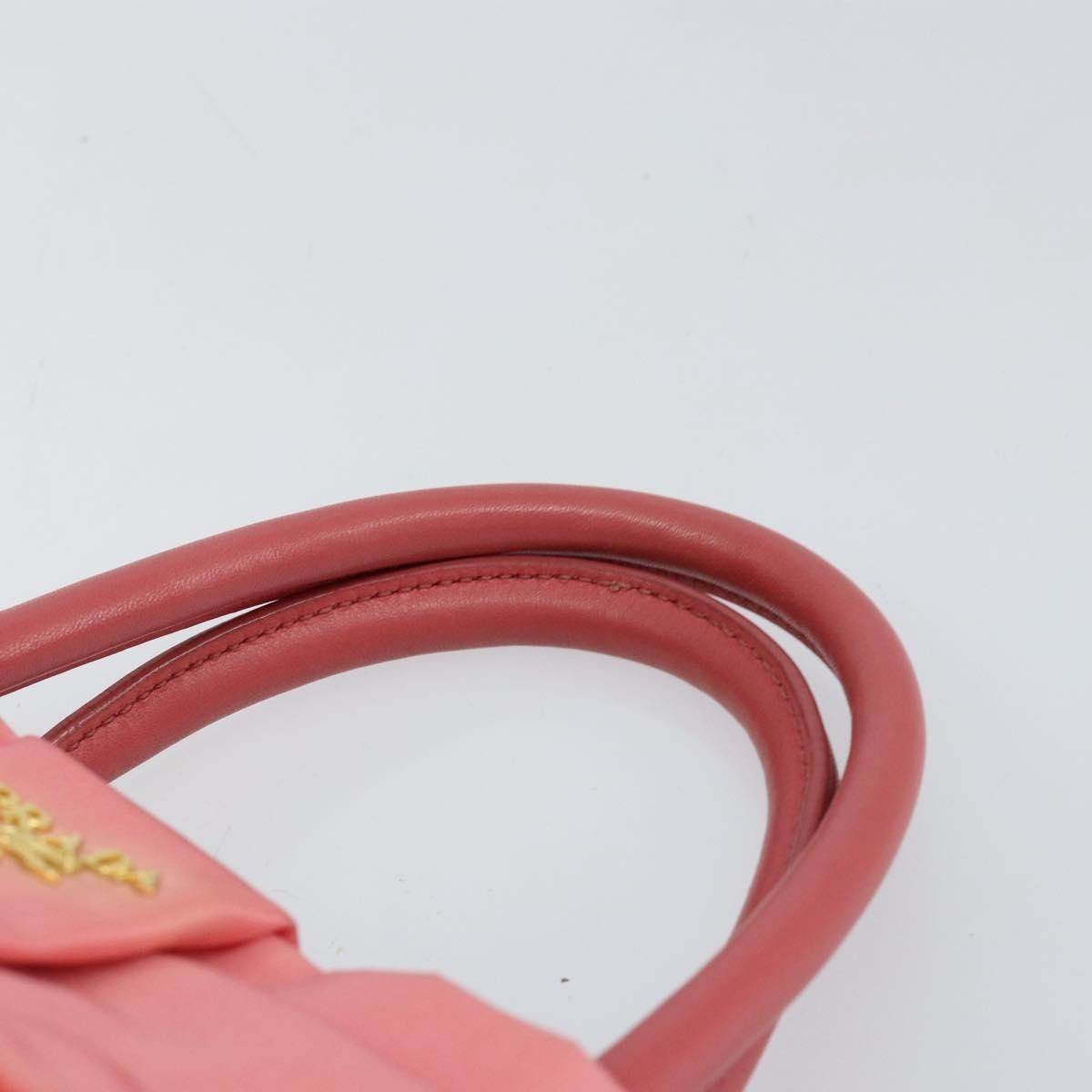 Prada Prada Logo Bow Tote Tessuto with Leather Size ONE SIZE - 13 Thumbnail