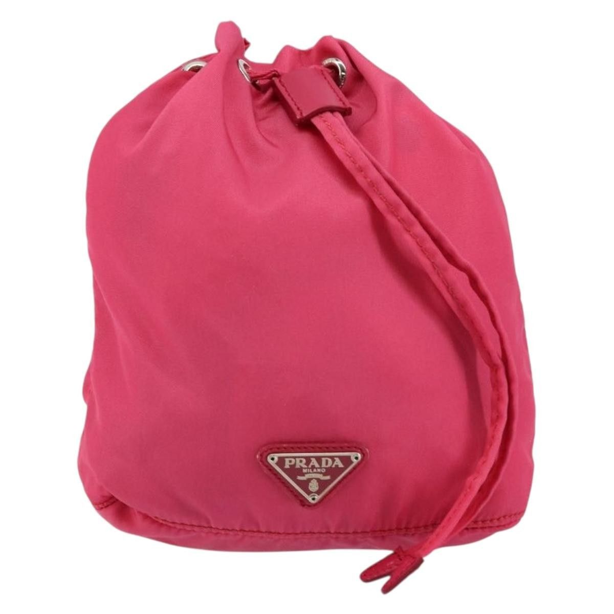 Prada Prada Drawstring Wristlet Bucket Bag Tessuto Size ONE SIZE - 19 Thumbnail