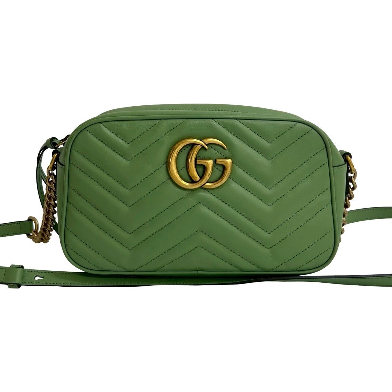 Gucci Gucci Gucci GG Marmont Leather Shoulder Bag Leather Shoulder Bag 61489 DUTY FREE for USA Size ONE SIZE - 2 Thumbnail