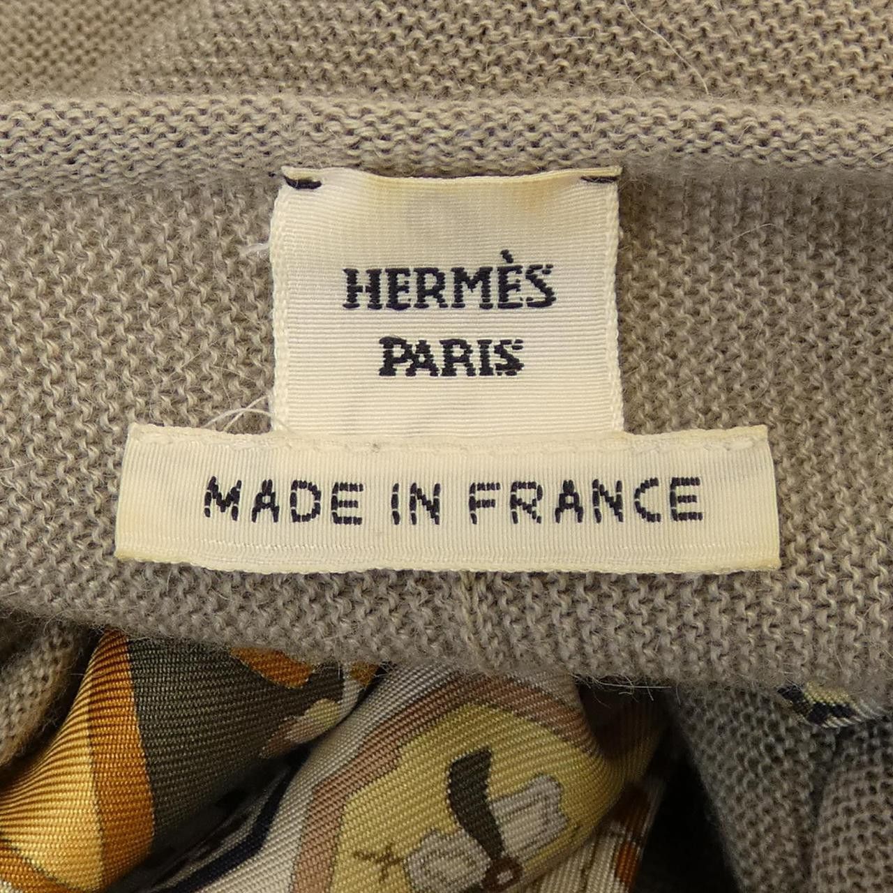 Hermes Hermes Hermes Twillene Knit Cotton Tops DUTY FREE for USA Size ONE SIZE - 4 Thumbnail