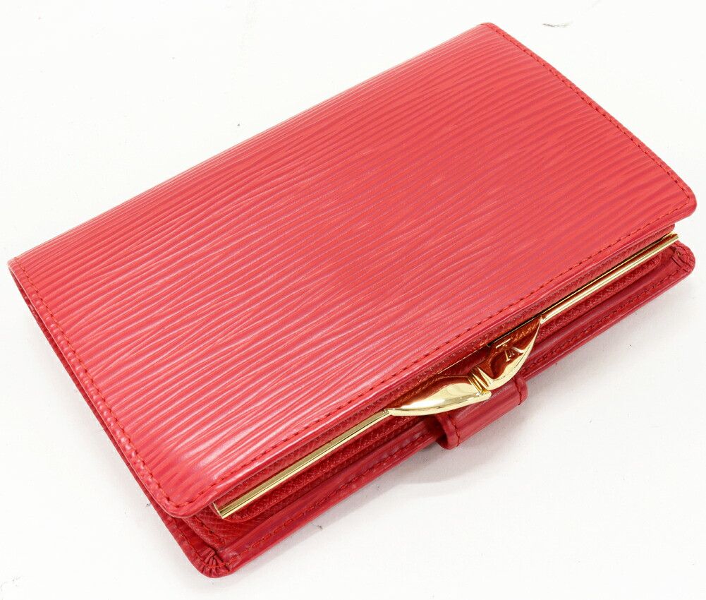 Louis Vuitton Louis Vuitton Louis Vuitton Portefeuille Viennois Epi Wallet Leather Short Wallet M63247 DUTY FREE for USA Size ONE SIZE - 2 Thumbnail