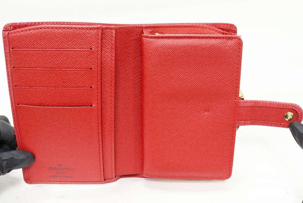 Louis Vuitton Louis Vuitton Louis Vuitton Portefeuille Viennois Epi Wallet Leather Short Wallet M63247 DUTY FREE for USA Size ONE SIZE - 3 Thumbnail
