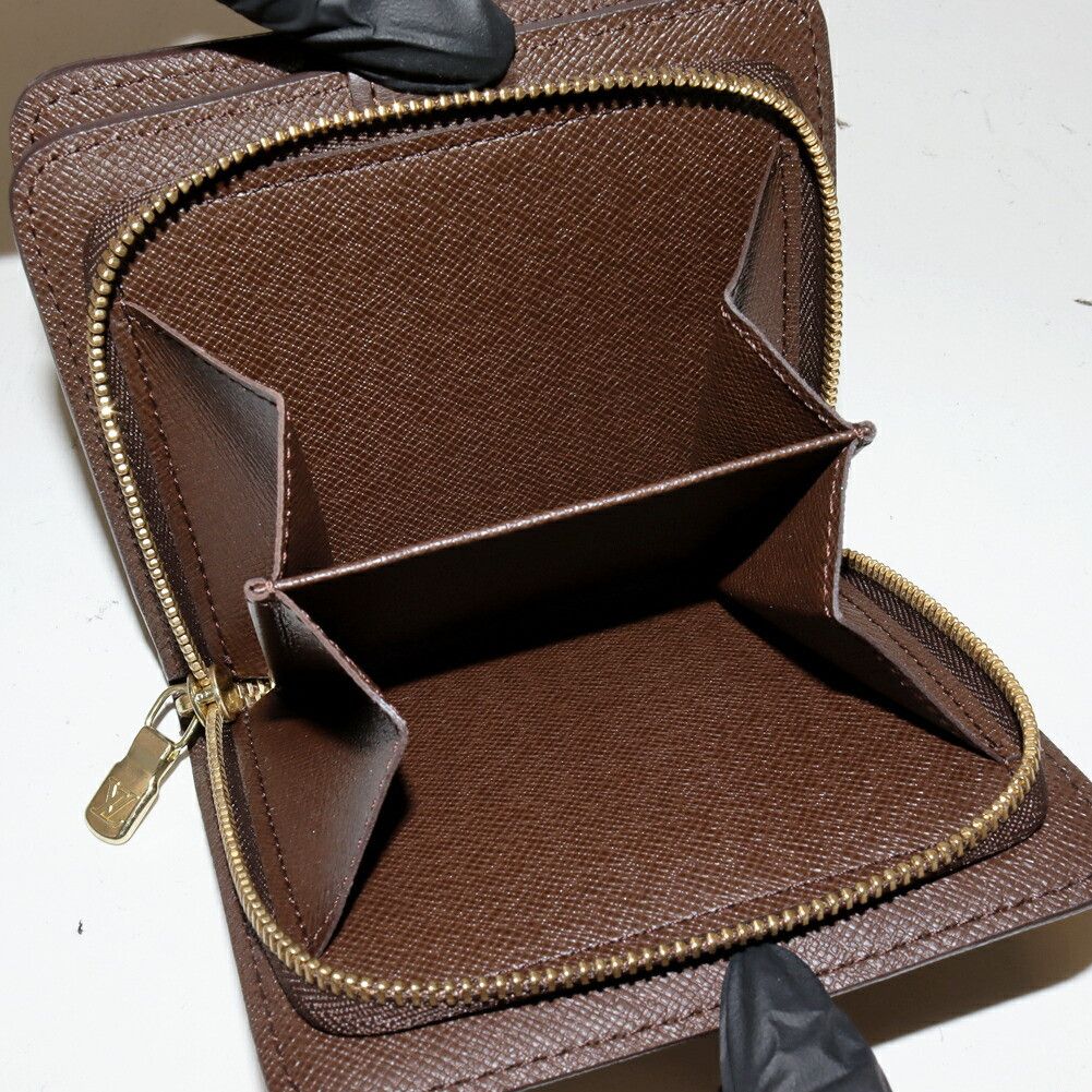 Louis Vuitton Louis Vuitton Louis Vuitton Compact Zip Damier Wallet Canvas Short Wallet N61668 DUTY FREE for USA Size ONE SIZE - 4 Thumbnail