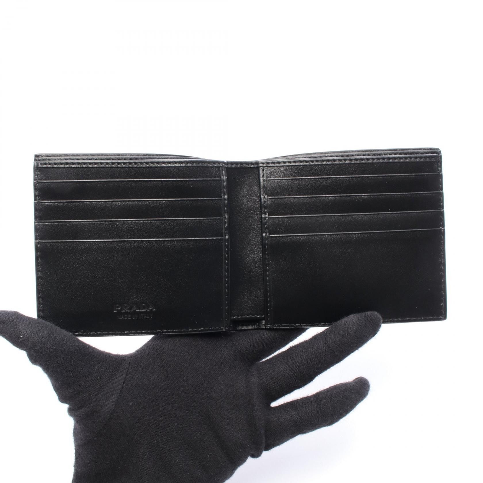 Prada Prada Prada 2MO5132E54F0002 Leather Wallet Leather Short Wallet 2MO5132E54F0002 DUTY FREE for USA Size ONE SIZE - 3 Thumbnail