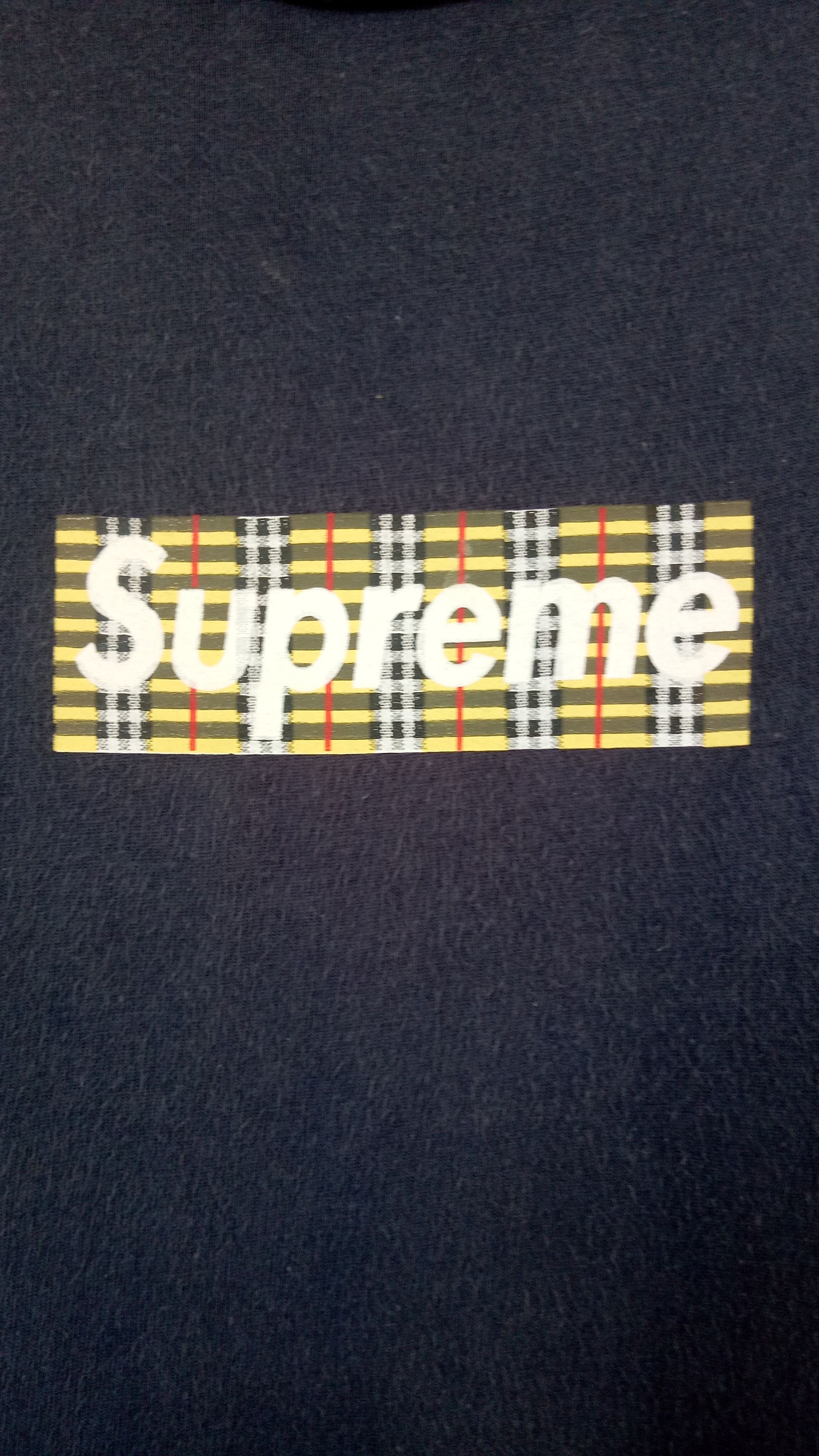 Supreme 1997 Supreme Box Logo x Burberry | Grailed